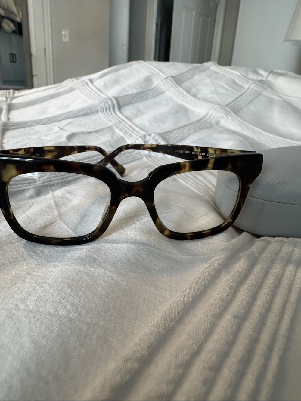 Warby Parker Tortoise Square Acetate Glasses